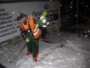 zimní údržba::zimní údržba - ul. Na Schodech, Ústí n. L., 2010