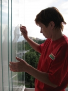 úklid domácnosti::mytí balkónových oken